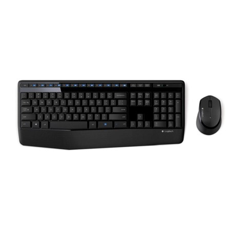 Logitech MK345 bežična tipkovnica+miš, USB, crna (920-006489)