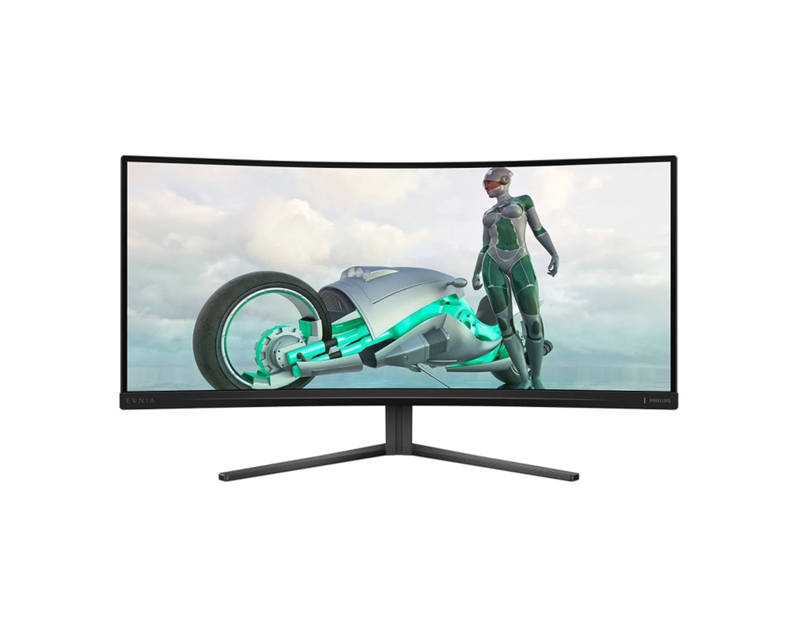Philips 34" Evnia 3000 34M2C3500L/00 WQHD (3440×1440) zakrivljeni VA, 180Hz, 21:9, 1ms, 300cd/m2, 4000:1, 2×HDMI/DP, crni