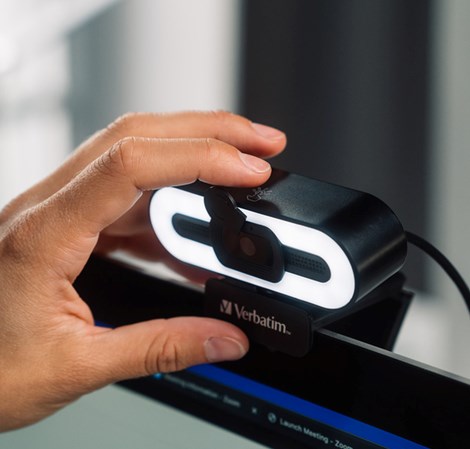 Verbatim AWC-02 web kamera, Full HD 1080p sa autofokusom, mikrofonom i svijetlom