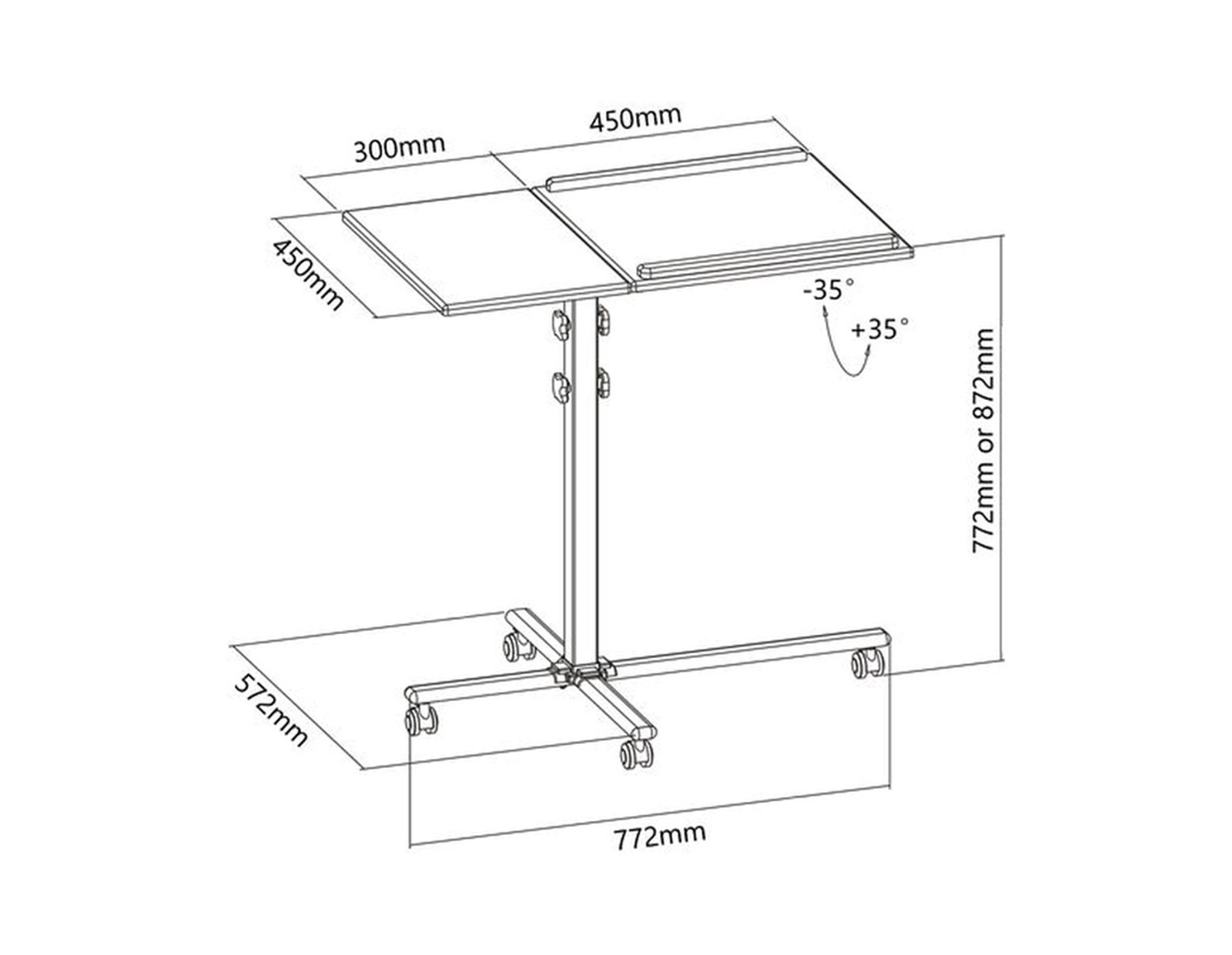 S-BOX mobilni podni stalak za projektor (PFS-2)