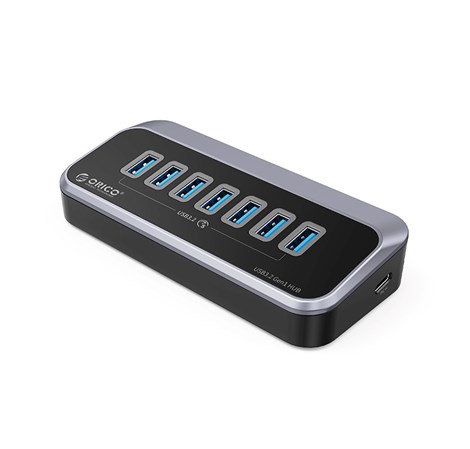 Orico 7-portni USB-A 3.2 HUB 7xUSB-A 3.2, crni (ORICO-M3U3-7A-05-BK-BP)