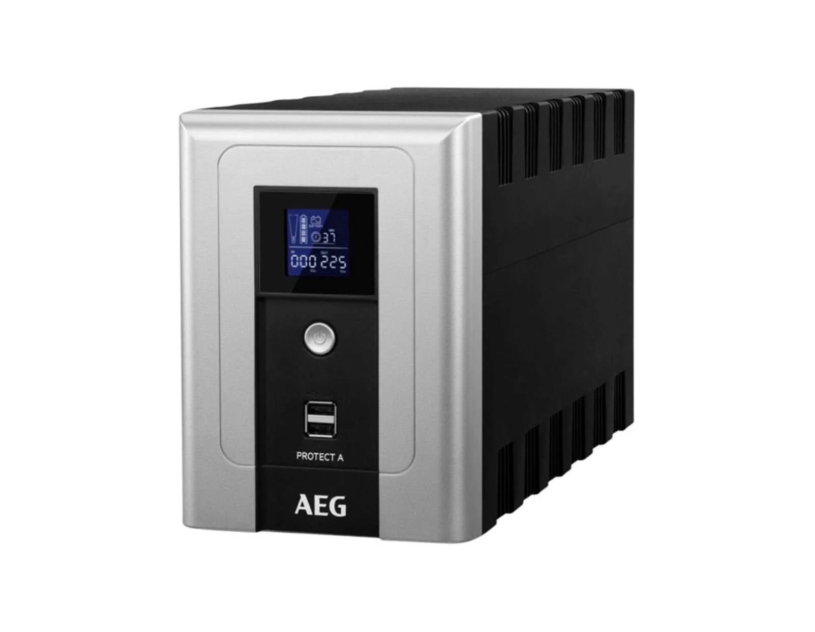 AEG UPS Protect A 1600VA/960W, Line-Interactive, AVR, Data line/network protection, USB/RS232, LCD