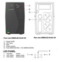 Elsist UPS NemoLED 120 1200VA/480W, Line-Interactive, 2×Schuko, 1×9Ah, 10min. autonomija