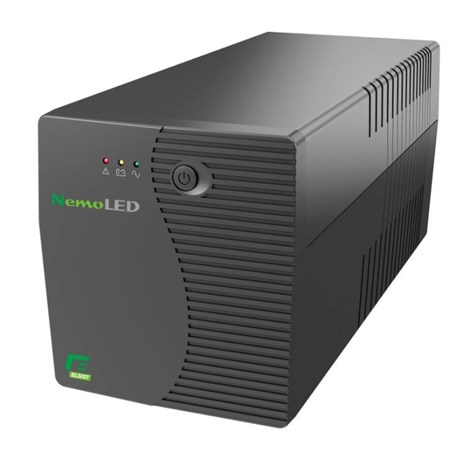 Elsist UPS NemoLED 80 800VA/360W, Line-Interactive, 2×Schuko, 1×7Ah, 10min. autonomija