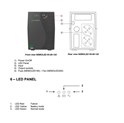 Elsist UPS NemoLED 80 800VA/360W, Line-Interactive, 2×Schuko, 1×7Ah, 10min. autonomija