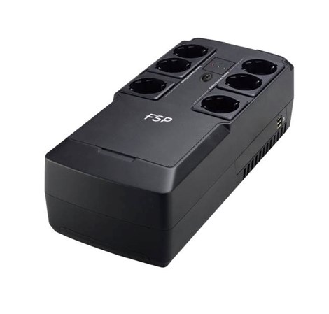 Fortron Source UPS NanoFit 600VA/300W, Offline, 2×USB, 6×Schuko, 1×4.5Ah