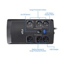 Fortron Source UPS NanoFit 800VA/480W, Offline, 2×USB, 6×Schuko, RJ45, 1×5Ah
