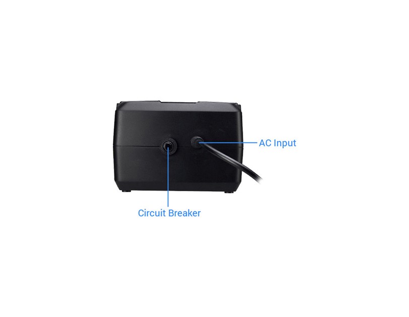 Fortron Source UPS NanoFit 800VA/480W, Offline, 2×USB, 6×Schuko, RJ45, 1×5Ah