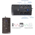 Fortron Source UPS NanoFit 800VA/480W, Offline, 2×USB, 6×Schuko, RJ45, 1×5Ah