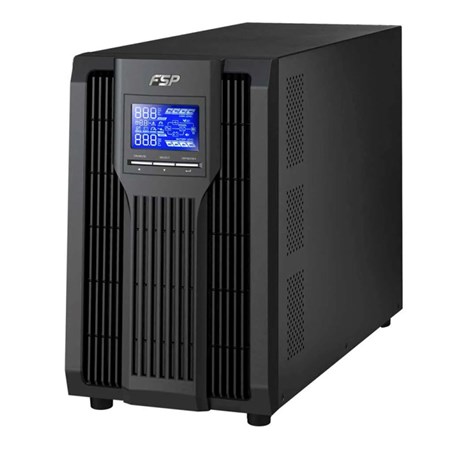 Fortron Source UPS Champ Tower 1000VA/900W, On-line double conversion, USB, RS-232, 3×IEC, 2×9Ah,LCD