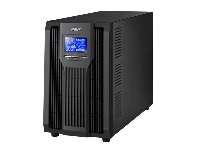 Fortron Source UPS Champ Tower 3000VA/2700W, On-line double conversion, USB, RS-232, 4×IEC, 6×9Ah,LCD