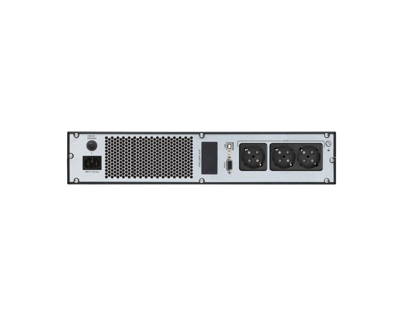 Fortron Source UPS Champ Rack 1000VA/900W, On-line double conversion, USB, RS-232, 3×Schuko, 2×9Ah, LCD