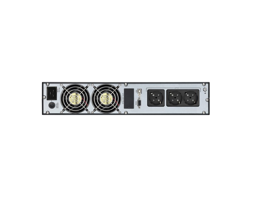 Fortron Source UPS Champ Rack 3000VA/2700W, On-line double conversion, USB, RS-232, 3×Schuko, 6×9Ah, LCD