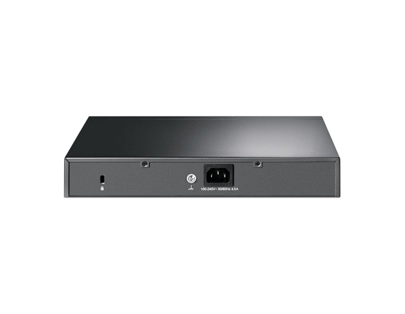 TP-Link 6-Port Omada JetStream Managed preklopnik (Switch) 10GE L2+, 4×10GB RJ45 portEs, 4xPoe++, 2×10G SFP+, 1× RJ45 Console Port, 1× Micro-USB Console Port, metalno kućište