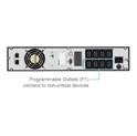 Fortron Source UPS Clippers Rack/Tower 1000VA/1000W, On-line double conversion, USB, RS-232, EPO, 8×C13, 2×9Ah,LCD