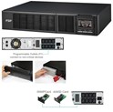 Fortron Source UPS Clippers Rack/Tower 3000VA/3000W, On-line double conversion, USB, RS-232, EPO, 8×C13, 6×9Ah, LCD