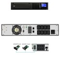 Fortron Source UPS Eufo Tower/Rack 2000VA/1800W, Line-interactive, USB, RS-232, EPO, 8×IEC, RJ11/RJ45, 4×9Ah, LCD