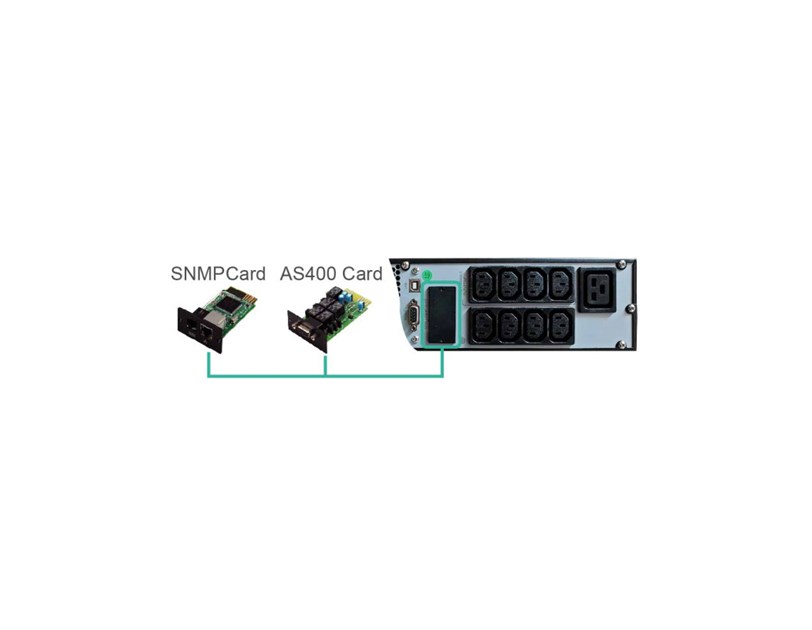Fortron Source UPS Eufo Tower/Rack 3000VA/2700W, Line-interactive, USB, RS-232, EPO, 8×IEC, RJ11/RJ45, 6×9Ah, LCD