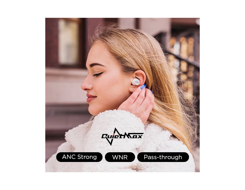 1MORE PistonBuds Pro TWS In-Ear bežične slušalice s mikrofonom, BT5.2, ANC, Touch kontrole, 30h, bijele