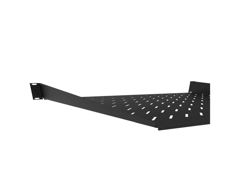 Canovate 19" 1U Cantilever konzolna polica, pričvršćenje prednjim vijcima d=400mm, nosivost 15-25 kg (CCA-9-1001-06)