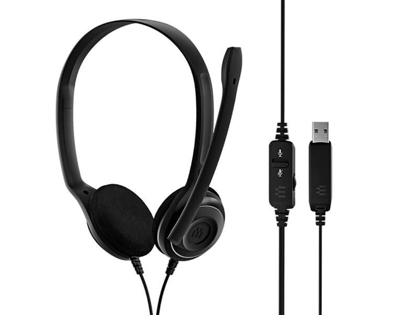 Epos Sennheiser PC 8 slušalice sa mikrofonom, USB, crne