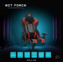 Bit Force Dia L-2D igraća stolica crno/sivo/crvena