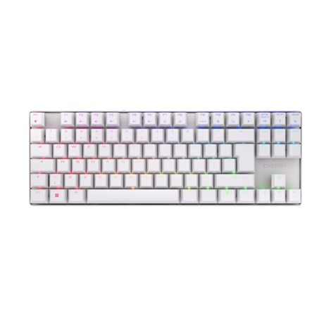 Cherry MX 8.2 TKL bežična (RGB) mehanička tipkovnica,MX red, USB, bijela