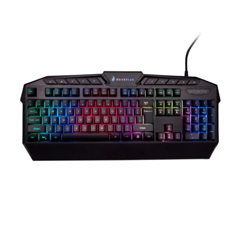 SureFire KingPin Gaming igraća tipkovnica, RGB LED, USB, crna