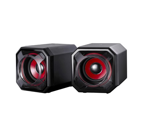 SureFire Gator Eye igraći zvučnici 2.0, 5W RMS, 3.5mm/USB, crveni