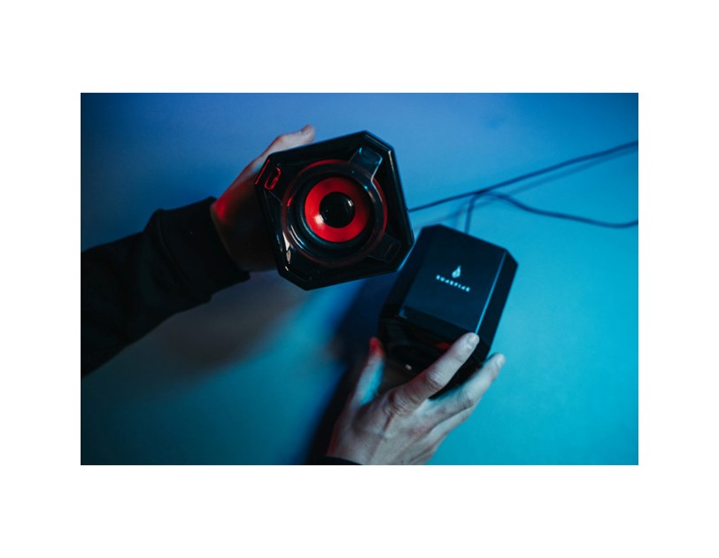 SureFire Gator Eye igraći zvučnici 2.0, 5W RMS, 3.5mm/USB, crveni