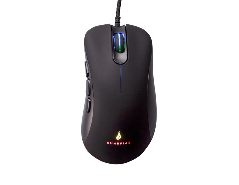 SureFire Condor Claw igraći miš, 8-tipki, RGB, 6400dpi, USB, crni