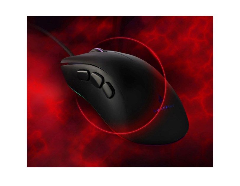SureFire Condor Claw igraći miš, 8-tipki, RGB, 6400dpi, USB, crni
