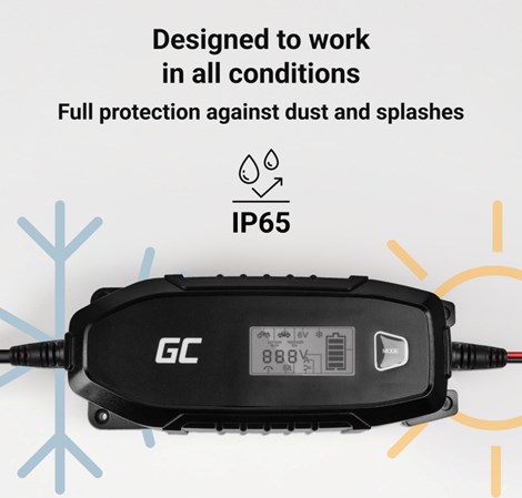 Green Cell (ACAGM07) punjač za AGM, Gel i Lead Acid 6V / 12V (4A)