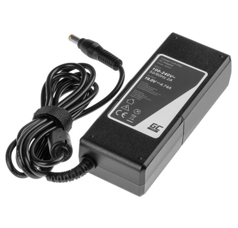 Green Cell (AD02P) Acer AC adapter 90W, 19V/4.74A, 5.5mm-1.7mm