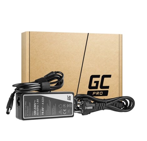 Green Cell (AD09P) Dell AC adapter 90W, 19.5V/4.62A, 7.4mm-5.0mm
