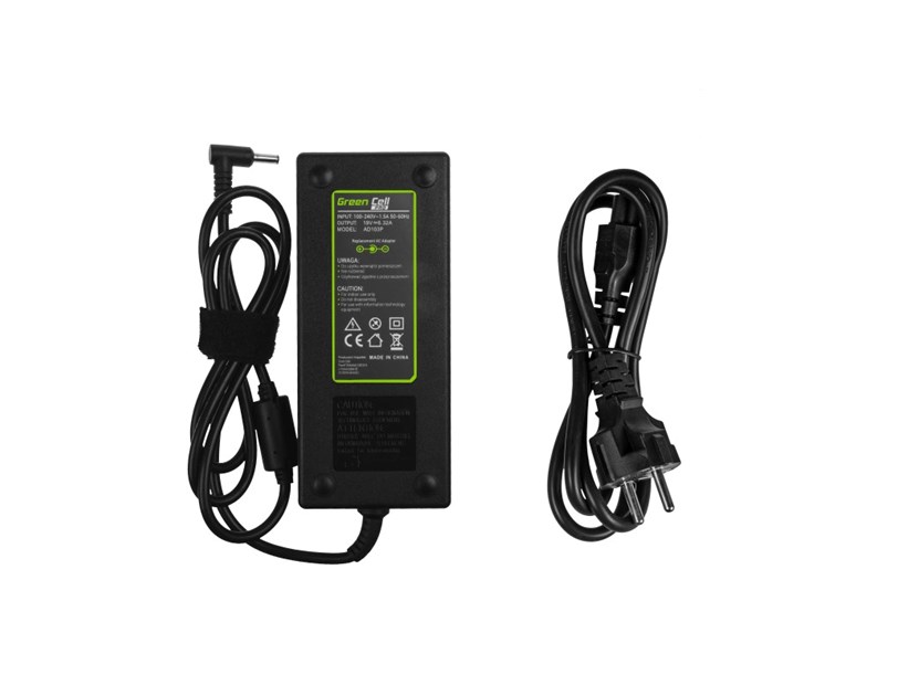 Green Cell (AD103P) AC adapter 120W za Asus prijenosnike, 19V 6.32A / 4.5mm - 3.0mm PIN