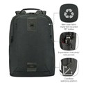 Wenger MX ECO Professional ruksak za 16"  prijenosnik s pretincom za 10" tablet, 20L, ugljeno siva