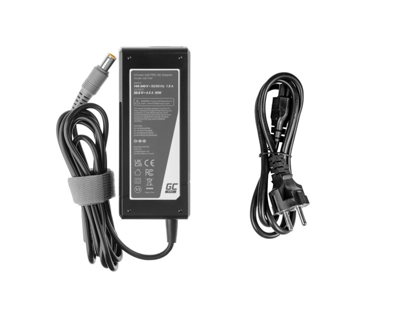 Green Cell (AD17AP) AC adapter 90W, 20V/4.5A,  7.7mm-5.5mm