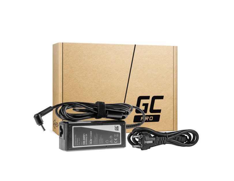 Green Cell (AD41P) AC Adapter za Asus X Series 65W, 19V/3.42A, 4.0mm-1.35mm