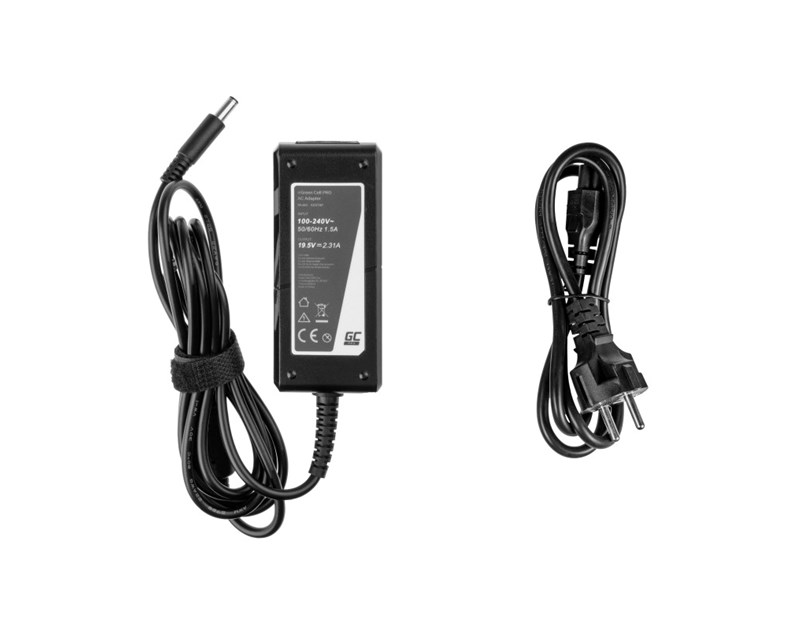 Green Cell (AD57AP) AC Adapter 19.5V 2.31A 45W,  Dell XPS 13 9343 9350 9360 Inspiron 15 3552 3567 5368 5551 5567