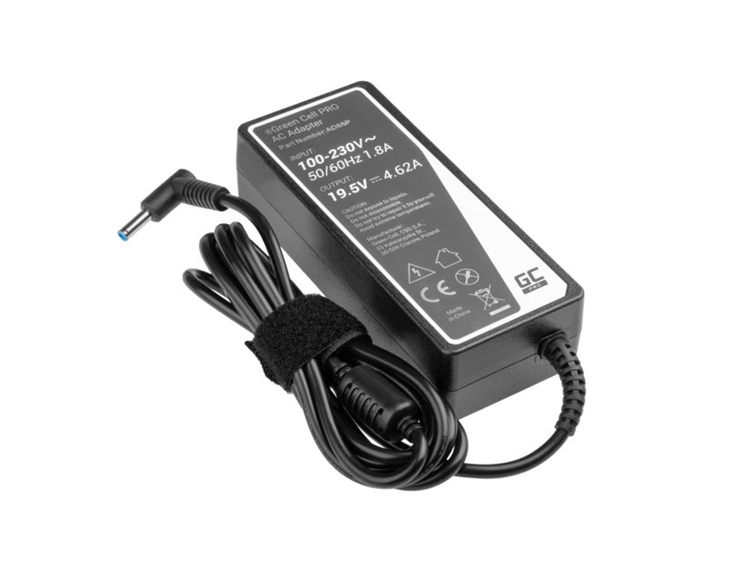 Green Cell (AD65P) AC adapter HP 250 G2 ProBook 650 G2 G3 Pavilion 15-N 15-N025SW 15-N065SW 15-N070SW Adapter 90W, 19.5V, 4.62A, 4.5mm-3.0mm