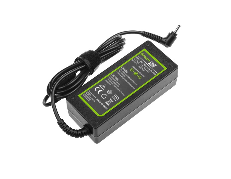 Green Cell (AD73P) AC adapter 65W, 19V/3.42A, 3.0mm-1.1mm