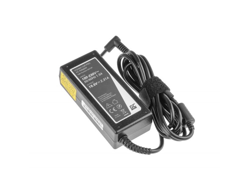 Green Cell (AD74P) AC adapter 45W za HP prijenosnike, 19.5V/2.31A, 4.5mm - 3.0mm