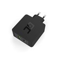 Green Cell (CHAR10) zidni punjač 45W, USB-C/USB-A + USB-C kabel