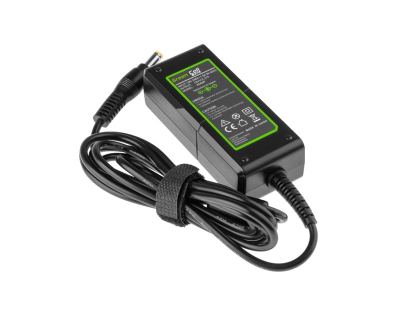 Green Cell AC adapter (AD66P) Acer Aspire E5-511 E5-521 E5-573 E5-573G ES1-131 ES1-512 ES1-531 V5-171 19V 2.37A 45W