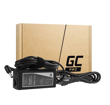 Green Cell PRO (AD25P) AC adapter 65W, 19V/3.42A, 5.5mm-2.5mm za Asus R510C R510L R556L X550C X550L Toshiba Satellite C650 L750