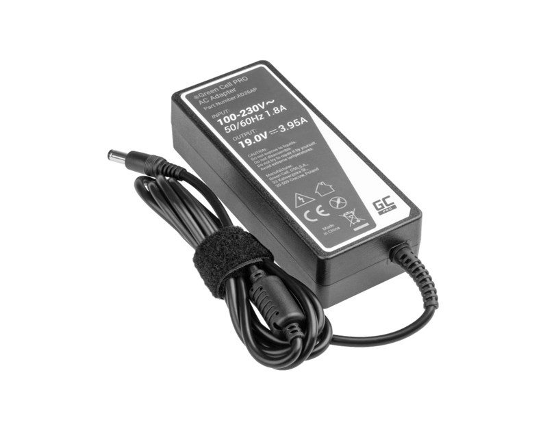 Green Cell PRO (AD26AP) AC adapter 75W, 19V/3.95A, 5.5mm-2.5mm za Toshiba Satellite C55 C660 C850 C855 C870 L650 L650D L655 L750 L750D L755