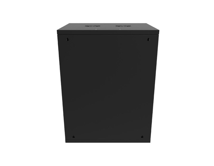 Canovate 18U 600x600x898 SINGLE zidni ormar s bočnim stranama koje se mogu otvoriti izvana, crni (WS3O-9-1866F)