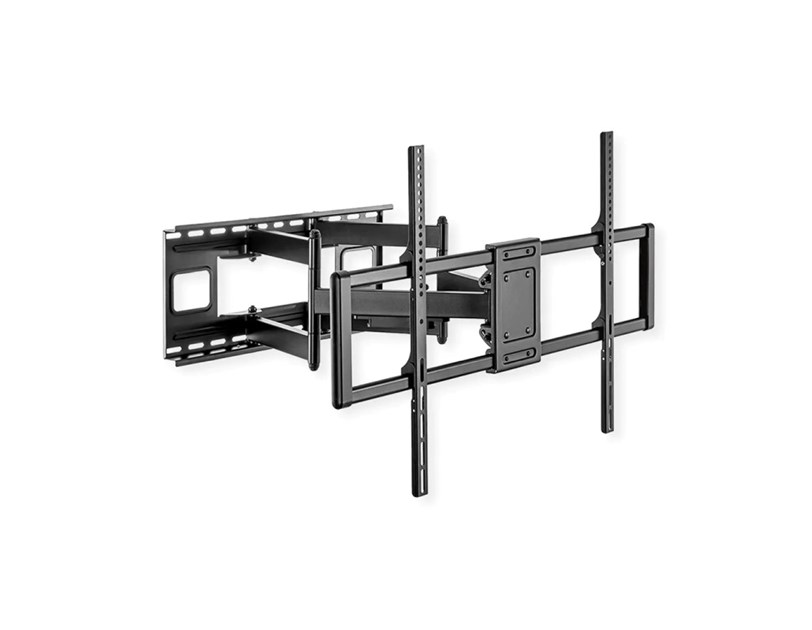 Roline VALUE zidni nosač za TV 60"-120", udaljenost od zida 75mm-703mm, nosivost 120kg, crni