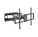 Roline VALUE zidni nosač za TV 60"-120", udaljenost od zida 75mm-703mm, nosivost 120kg, crni